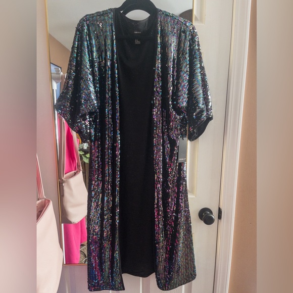 NWT Sequin Duster/Cardigan - Picture 3 of 7